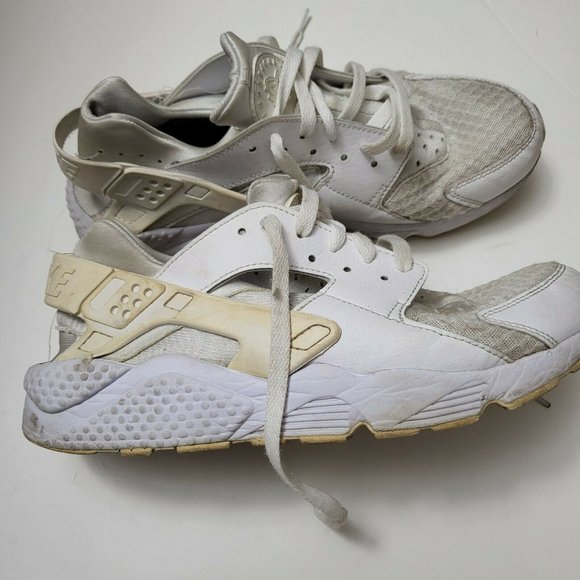 Nike Shoes Nike Air Huarache Ultra Triple White Sz 5 Mens Shoes Poshmark
